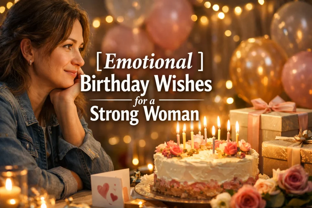 Emotional Birthday Wishes for a Strong Woman