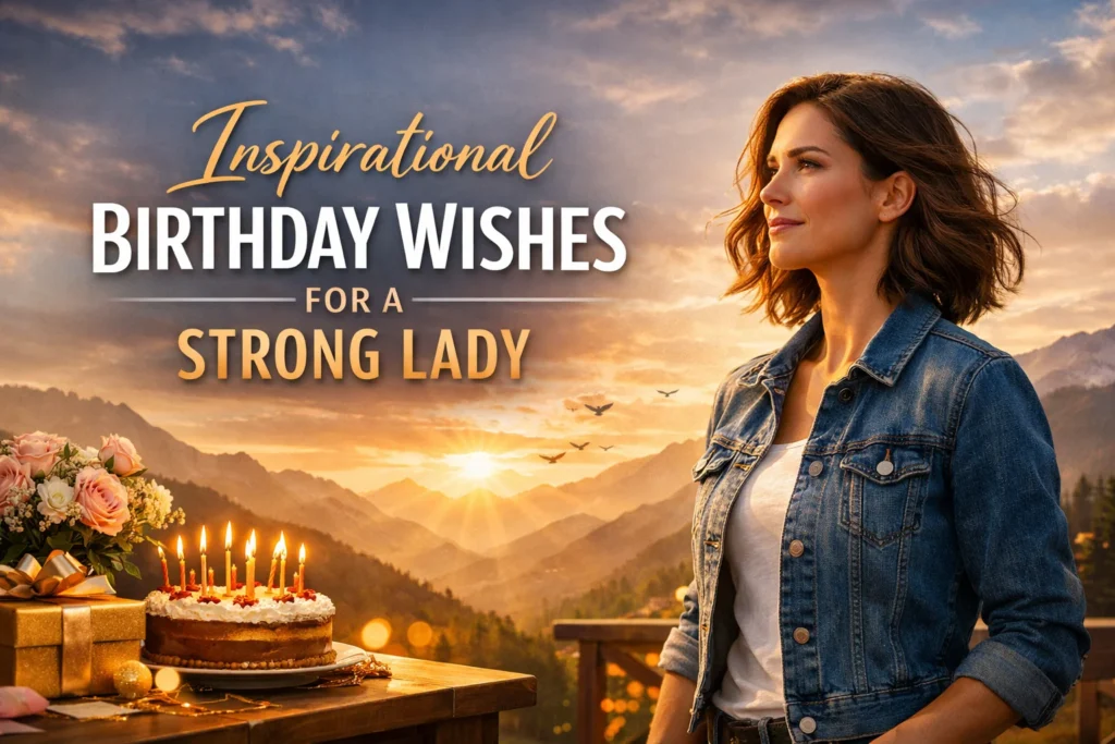 Inspirational Birthday Wishes for a Strong Lady