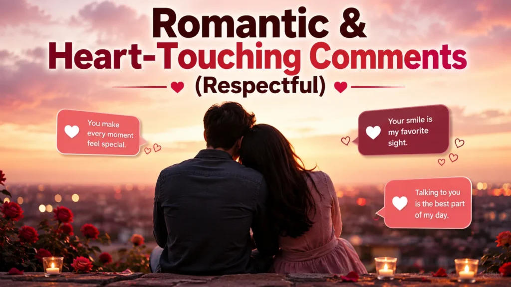 Romantic & Heart-Touching Comments (Respectful)