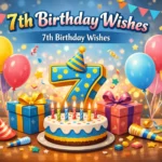 150+ 7th Birthday Wishes in 2026 🎉🎂