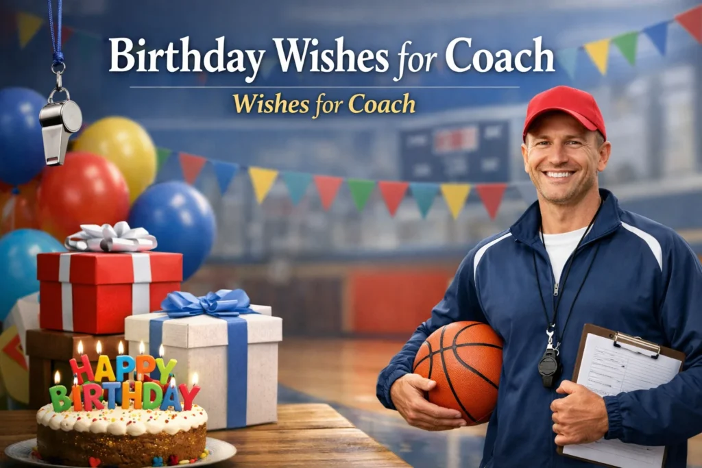 Birthday Wishes for Coach