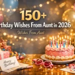 Birthday Wishes From Aunt
