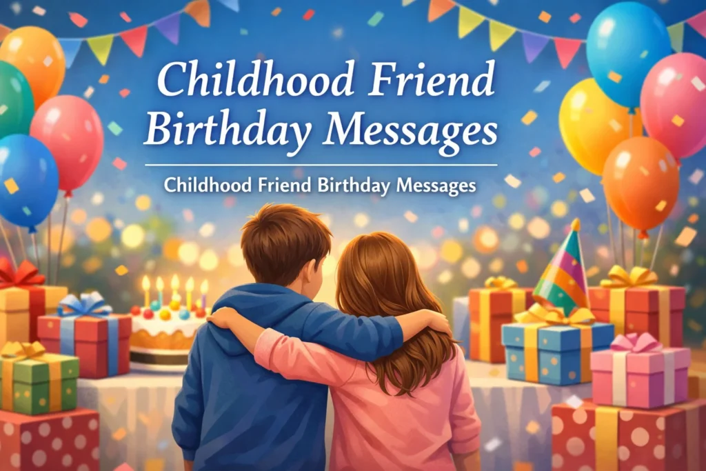 Childhood Friend Birthday Messages