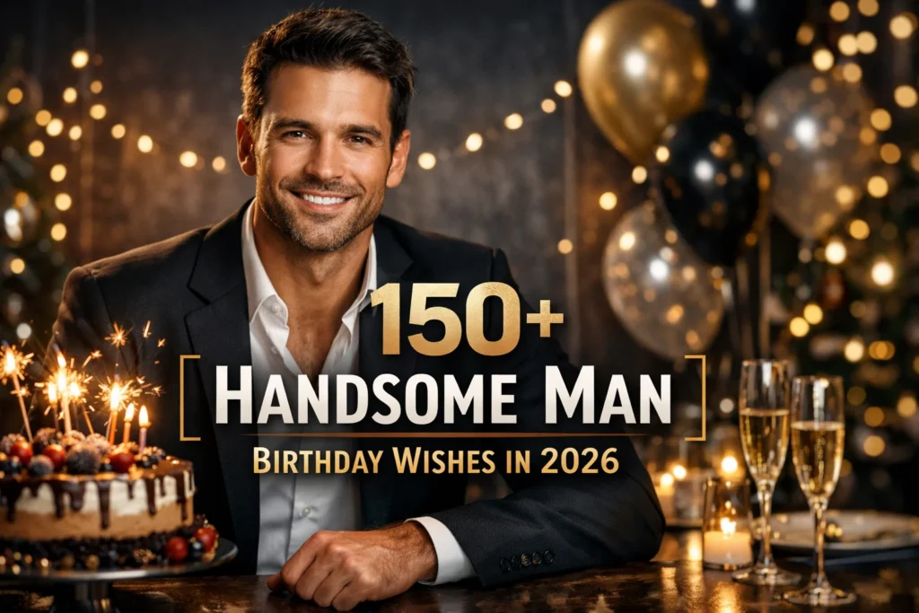 Handsome Man Birthday Wishes