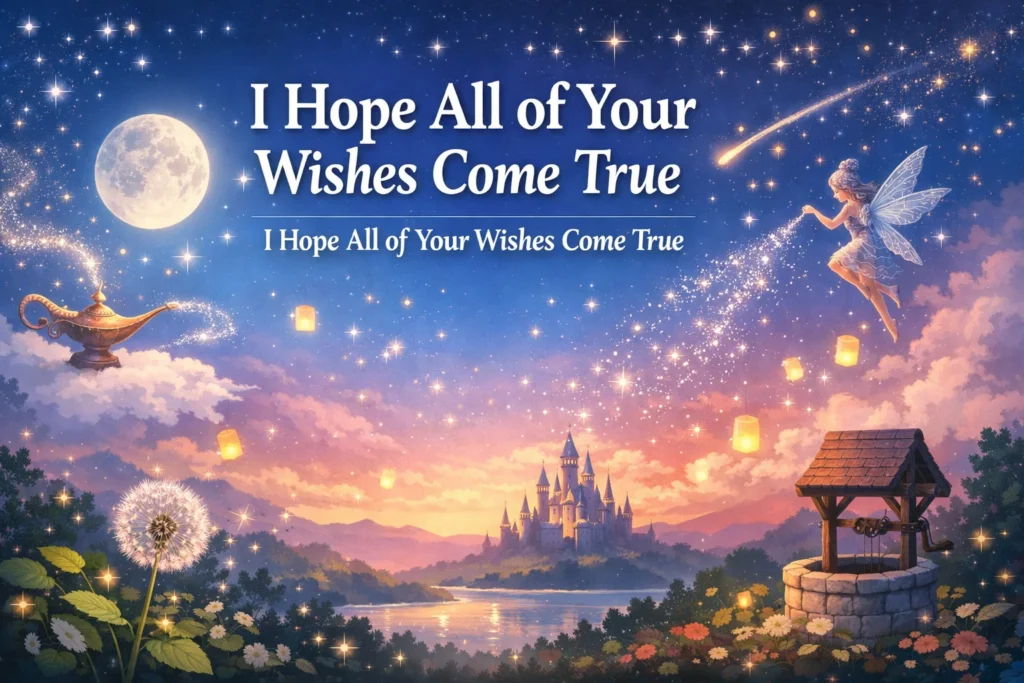 I Hope All of Your Wishes Come True