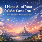 I Hope All of Your Wishes Come True