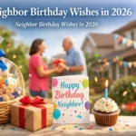 Neighbor Birthday Wishes