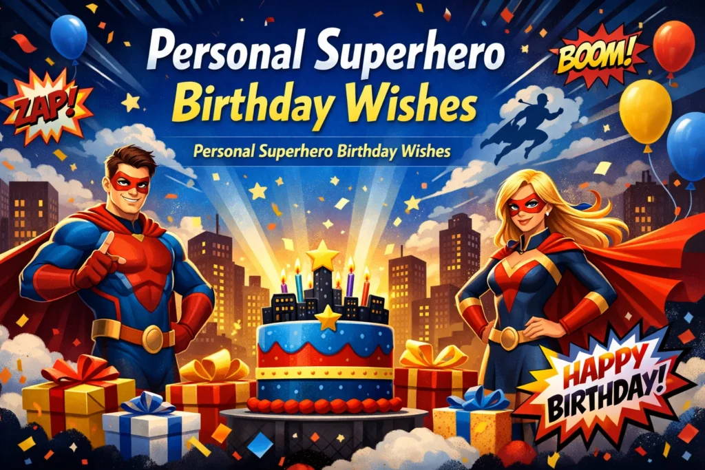 Personal Superhero Birthday Wishes
