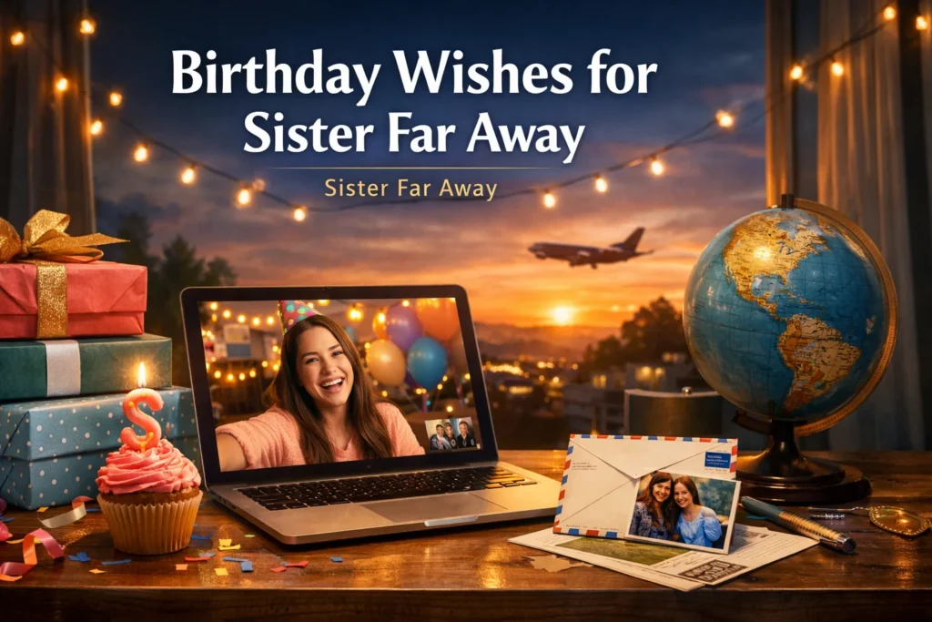 Birthday Wishes for Sister Far Away