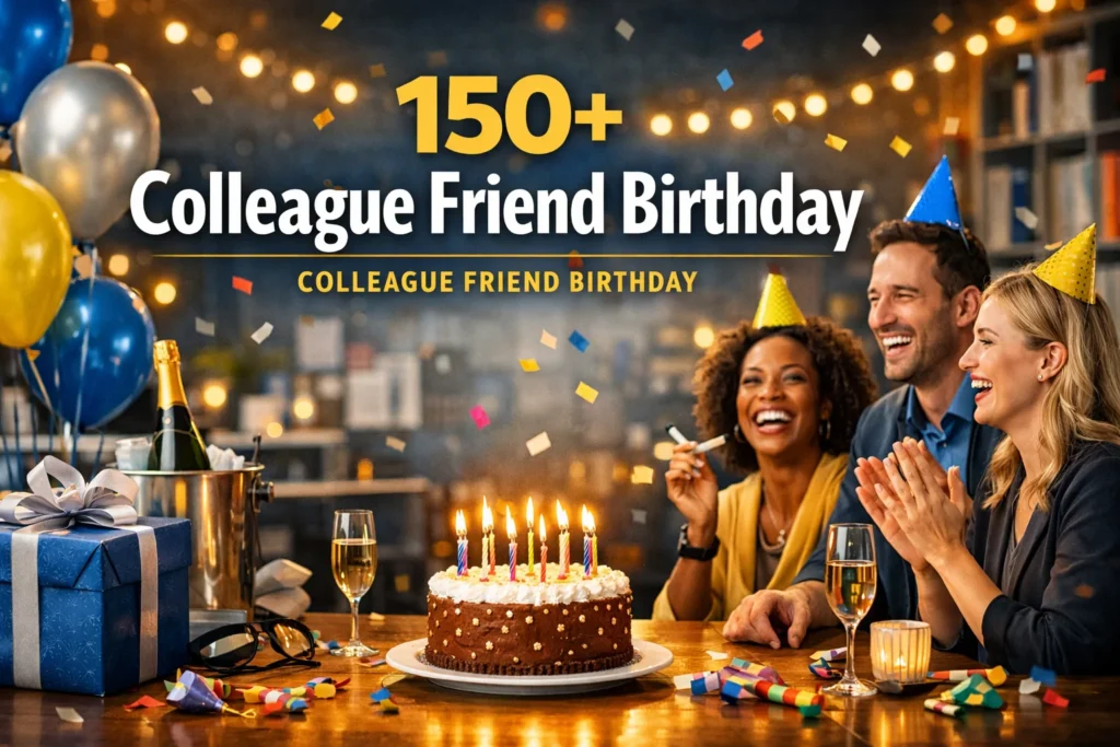 Colleague Friend Birthday