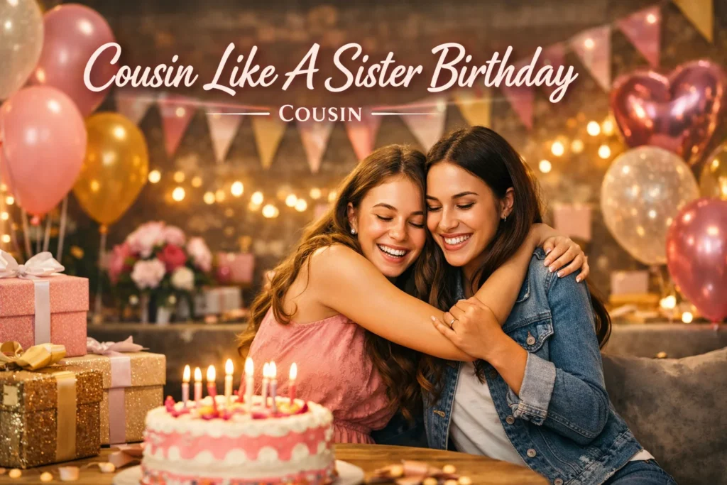 Cousin Like A Sister Birthday