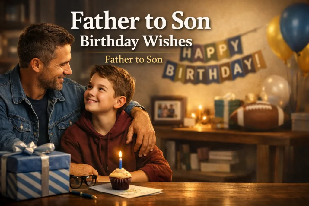 Father to Son Birthday Wishes