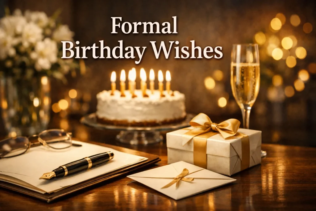 formal Birthday Wishes