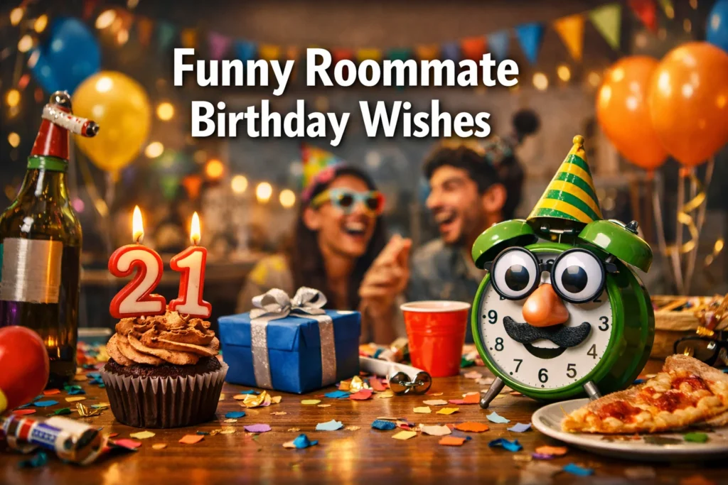 Funny Roommate Birthday Wishes
