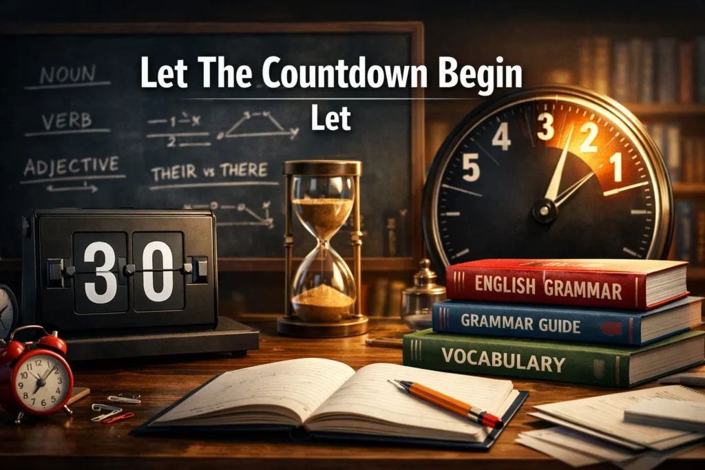 Let The Countdown Begin Wishes