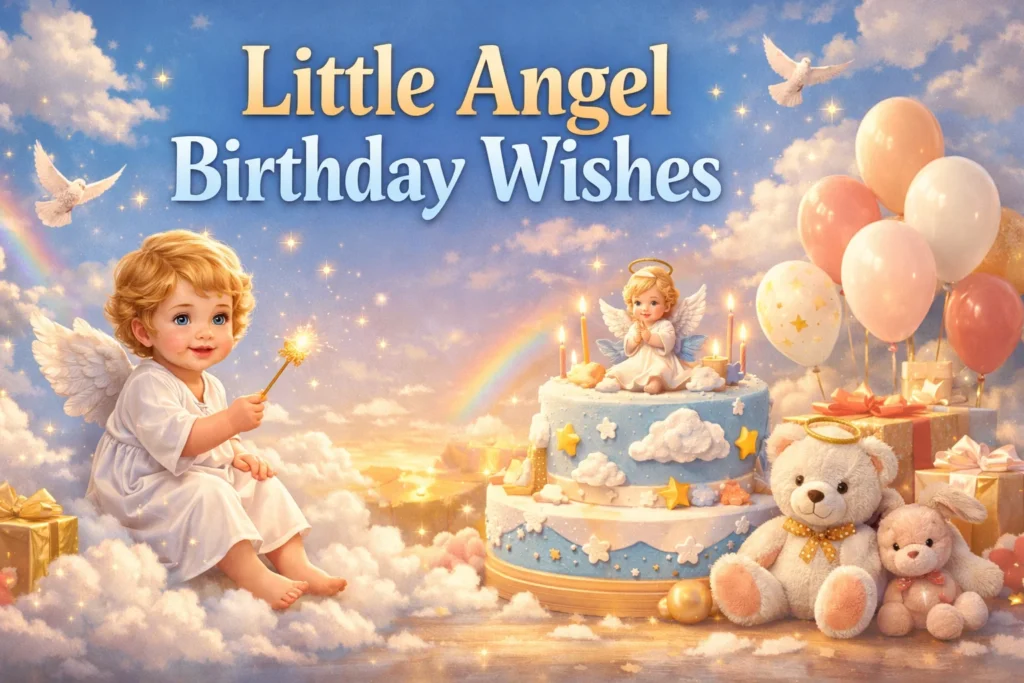 Little Angel Birthday Wishes