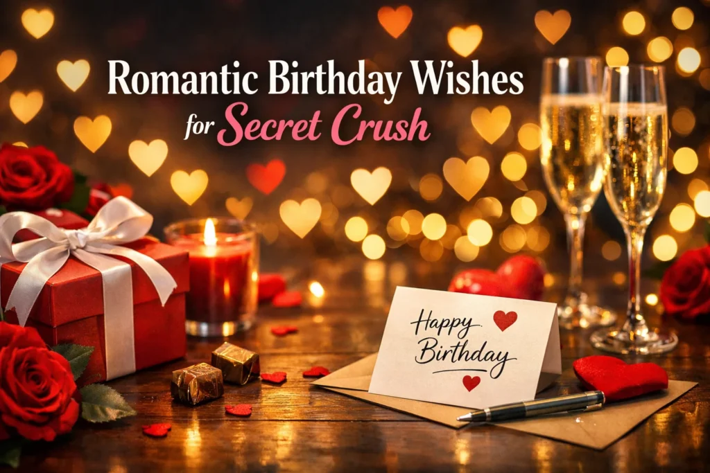 Romantic Birthday Wishes for Secret Crush