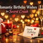 Romantic Birthday Wishes for Secret Crush