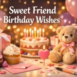 Sweet Friend Birthday Wishes