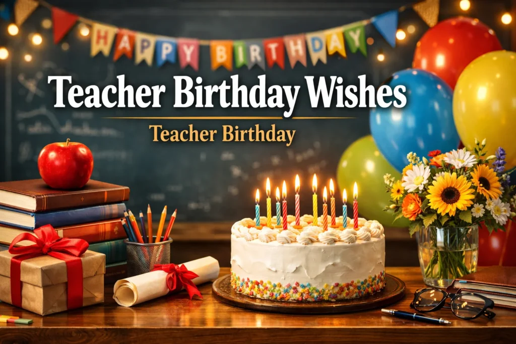 Teacher Birthday Wishes