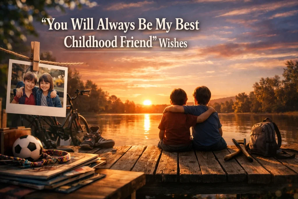 “You Will Always Be My Best Childhood Friend” Wishes