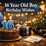 16 Year Old Boy Birthday Wishes