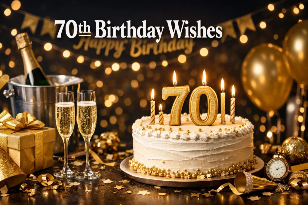70th Birthday Wishes