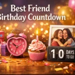 Best Friend Birthday Countdown