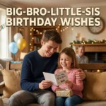 Big-Bro-Little-Sis Birthday Wishes
