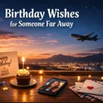 Birthday Wishes for Someone Far Away