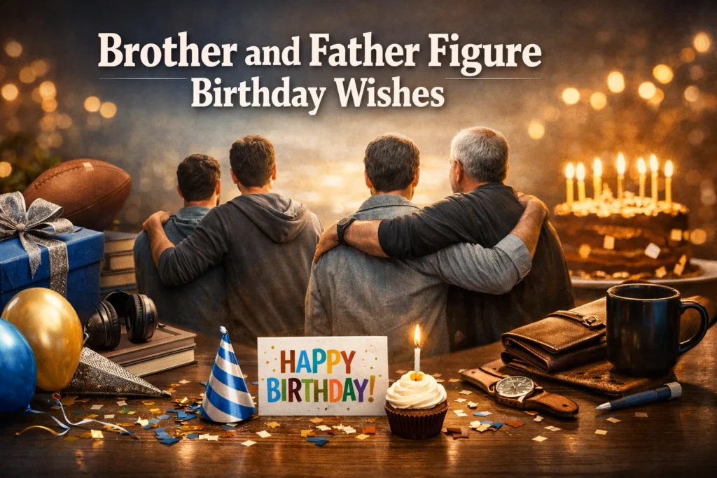 Brother and Father Figure Birthday Wishes