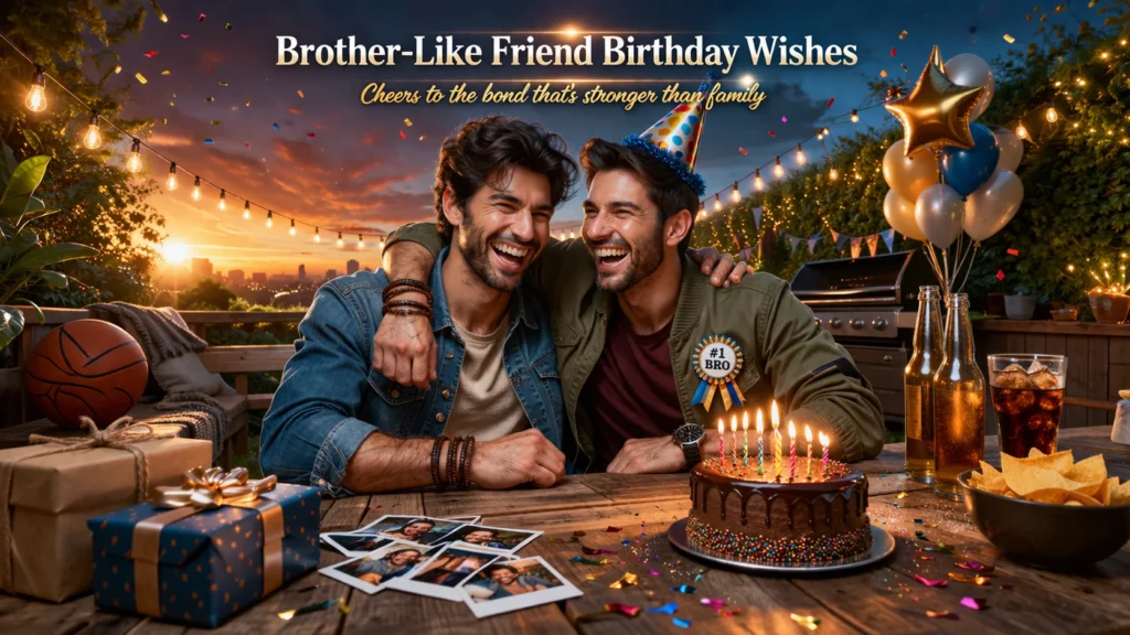 Brother-Like Friend Birthday Wishes
