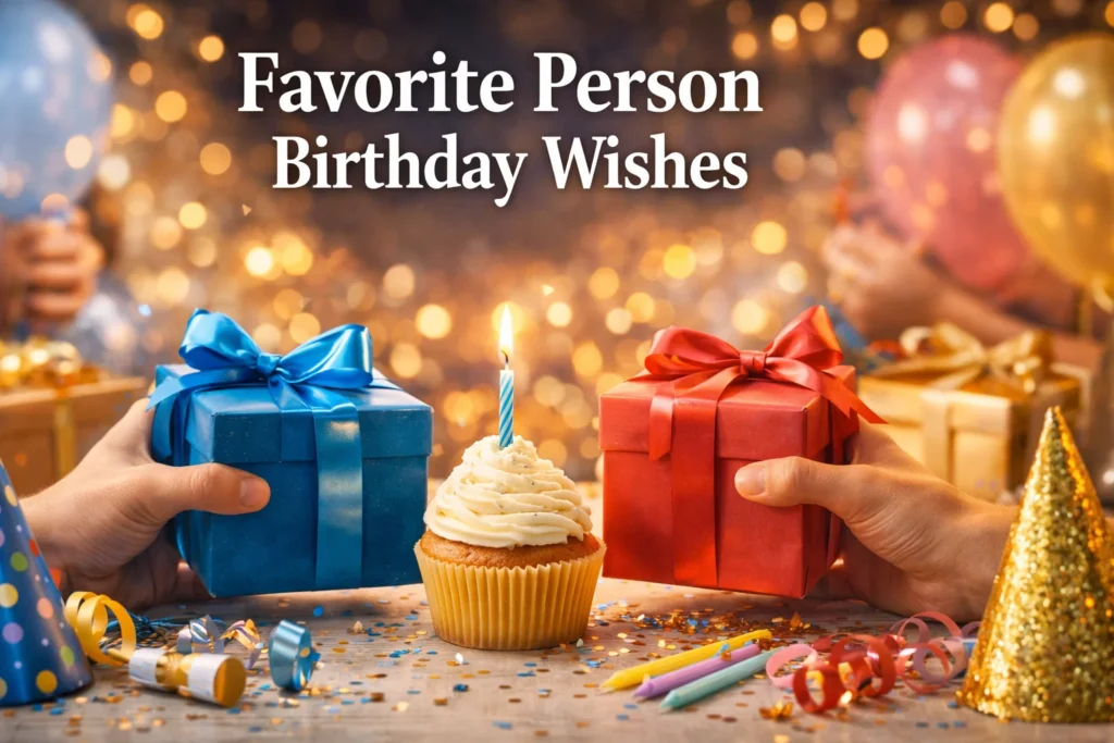 Favorite Person Birthday Wishes