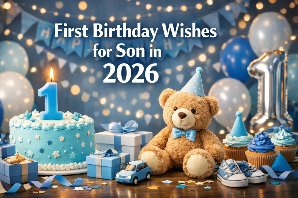 First Birthday Wishes for Son