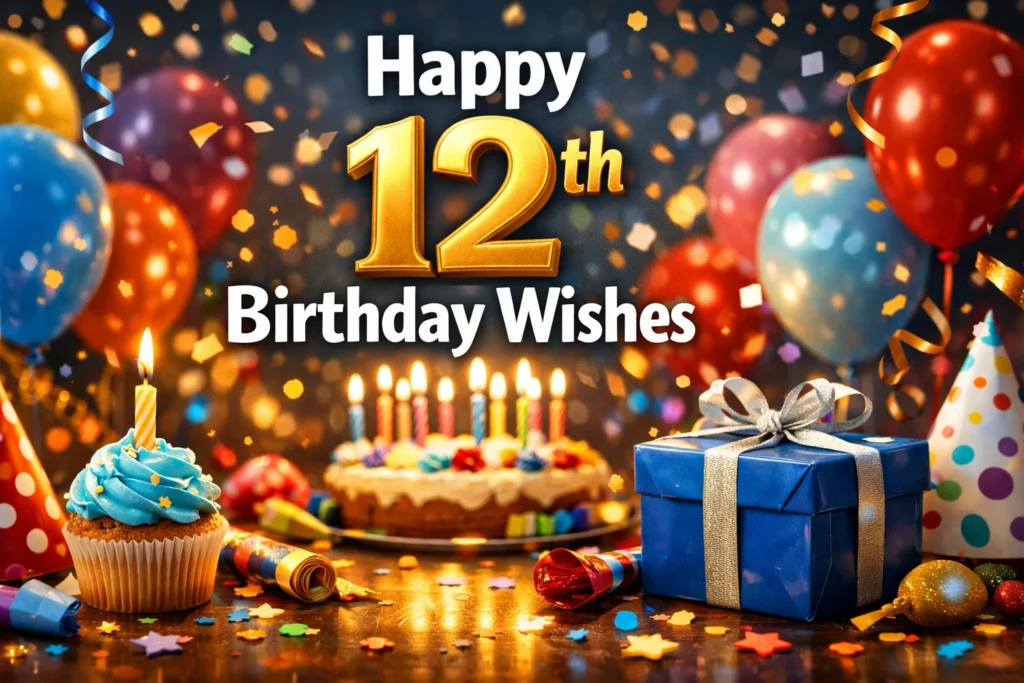 Happy 12th Birthday Wishes