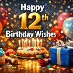 Happy 12th Birthday Wishes