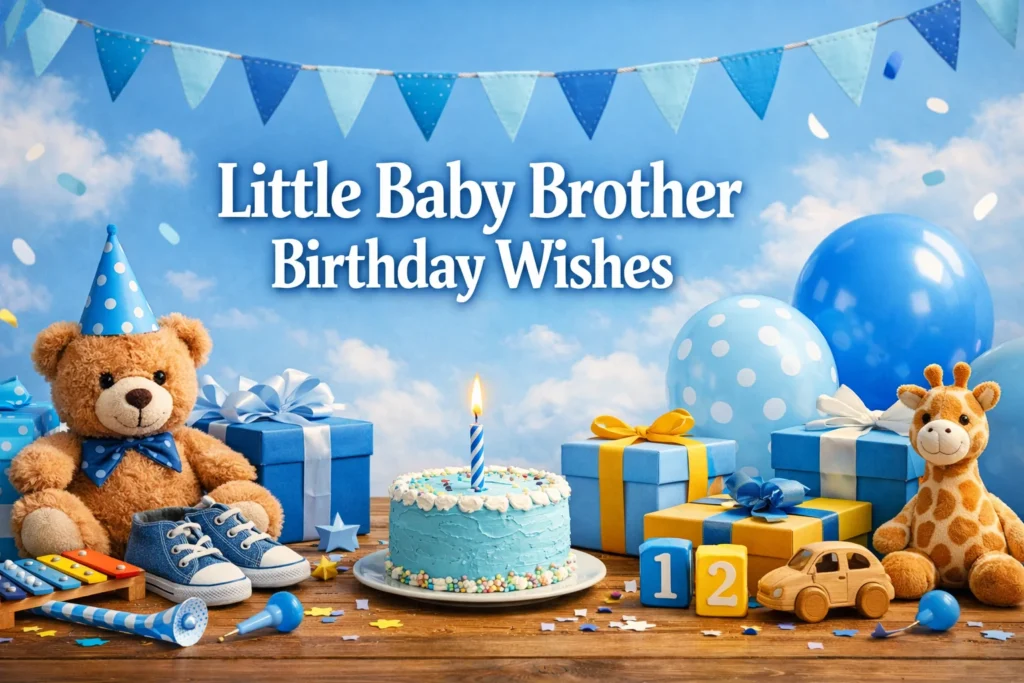 Little Baby Brother Birthday Wishes