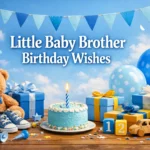 Little Baby Brother Birthday Wishes