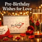 Pre-Birthday Wishes for Love
