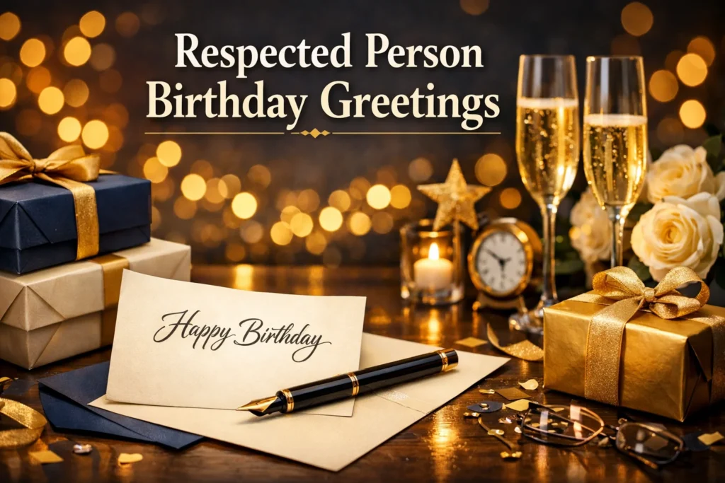 Respected Person Birthday Greetings