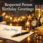 Respected Person Birthday Greetings