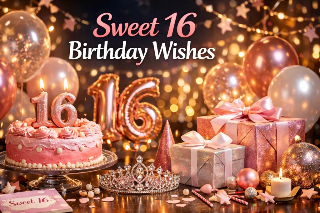 Sweet 16 Birthday Wishes
