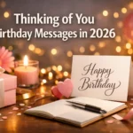 Thinking of You Birthday Messages