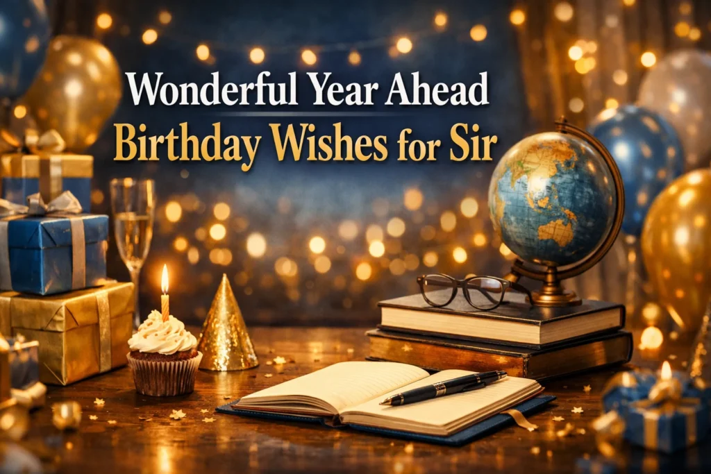 Wonderful Year Ahead Birthday Wishes for Sir