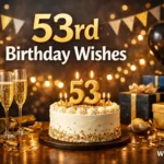 150+ Short and Inspiring 53rd Birthday Wishes in 2026