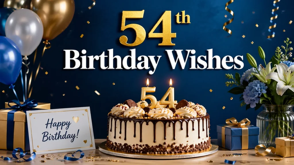54th Birthday Wishes