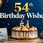 54th Birthday Wishes