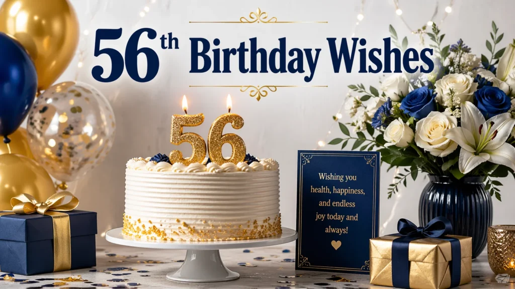 56th Birthday Wishes