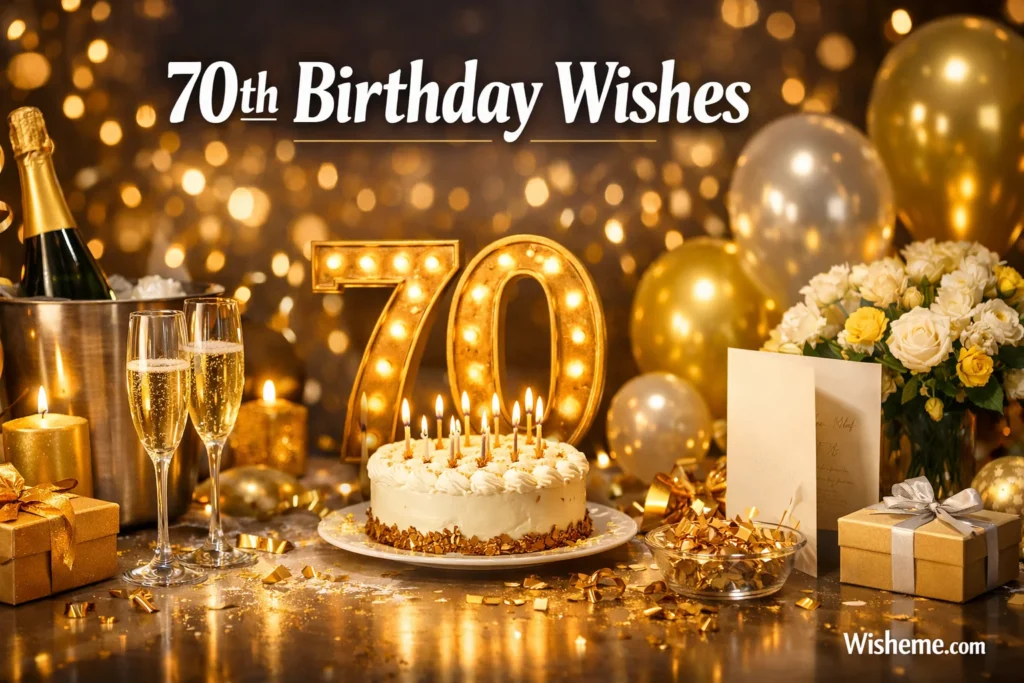 70th Birthday wish