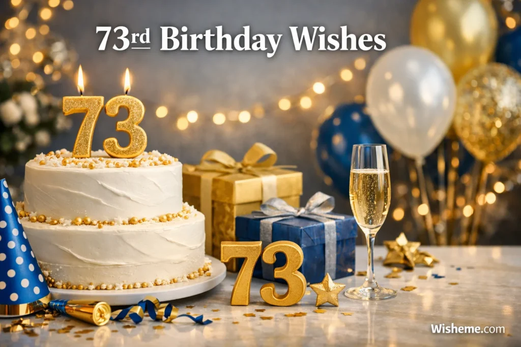 73rd Birthday Wishes